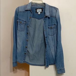 Forever 21 cotton denim shirt size M